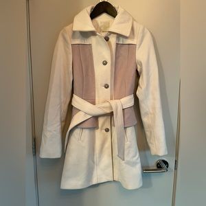 Anthropologie pea coat by Elevenses.